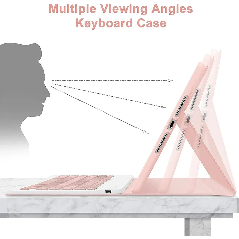 Detachable Bluetooth Keyboard Case for 10.9 Tablet Wireless Protective Cover