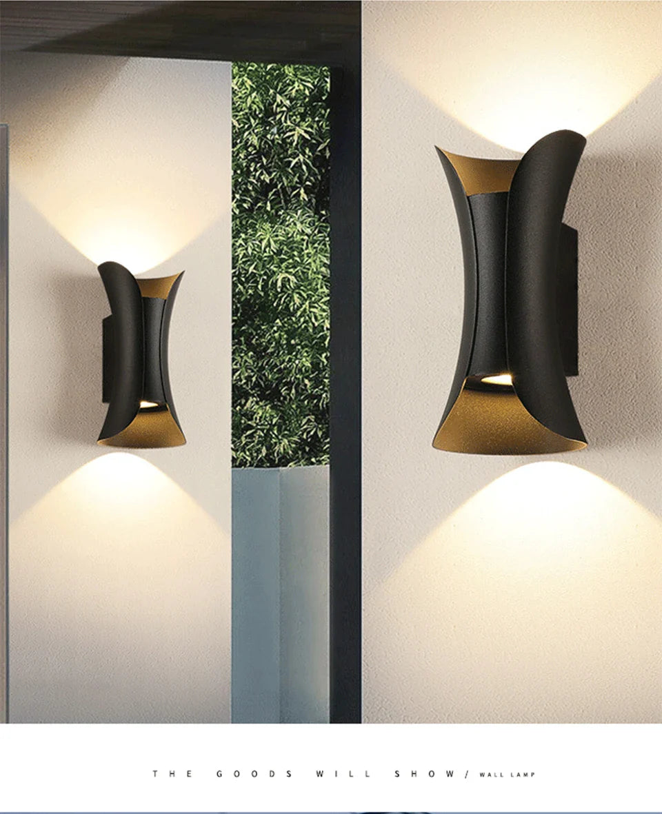 IP65 LED Outdoor Wall Light – 6W/10W Waterproof Aluminum Sconce for Porch Garden