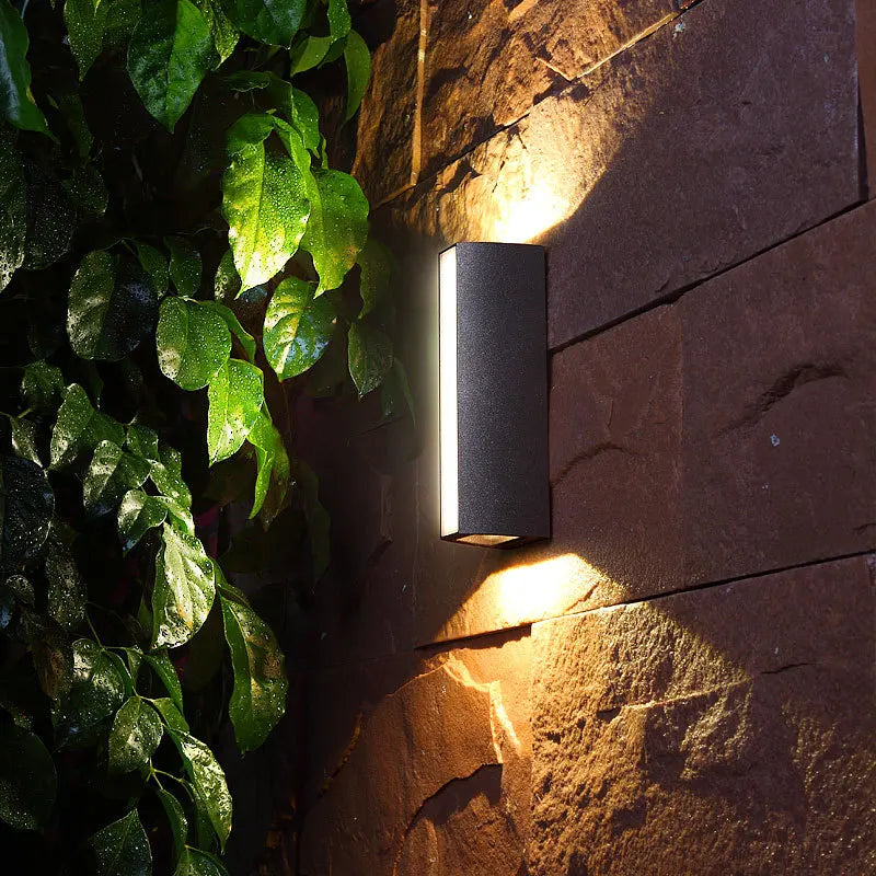 Modern LED Outdoor Wall Light IP65 Waterproof Aluminum Porch Garden Strip Lamp