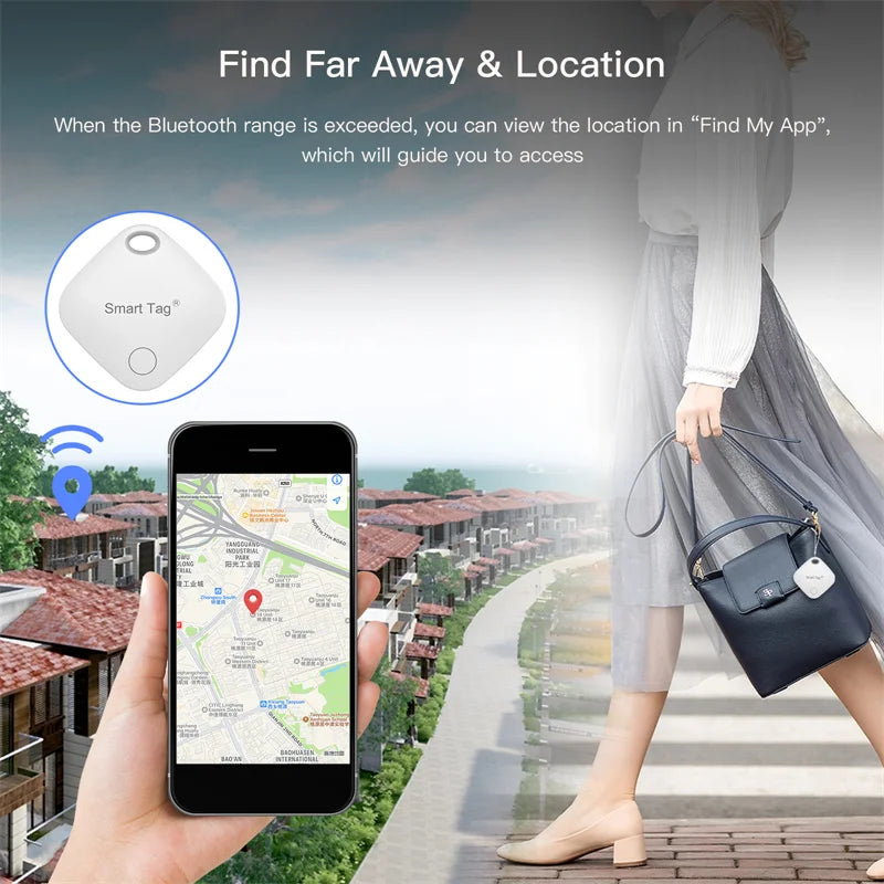 Bluetooth Item Tracker Works with Find My App Anti Lost Locator for iPhone