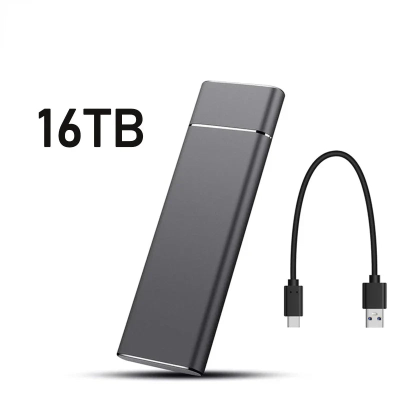 External Portable SSD 2TB 20TB 30TB USB 3.1 Type-C High Speed Drive