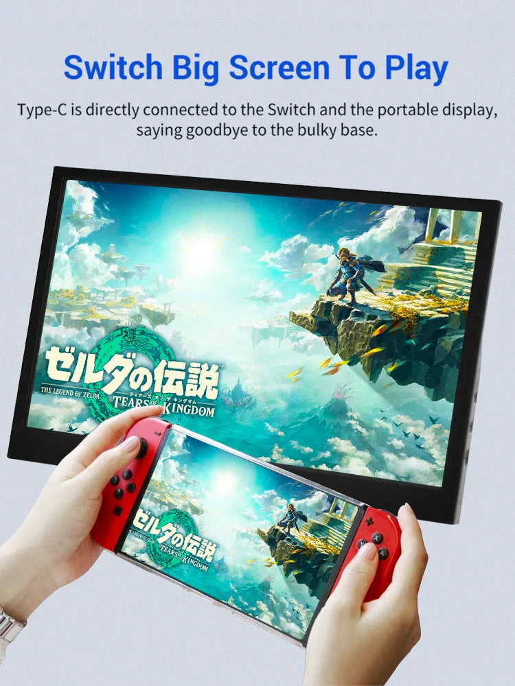 11.6" Portable Monitor 1366x768 LCD TFT Gaming Display HDMI Laptop PC PS4 Xbox