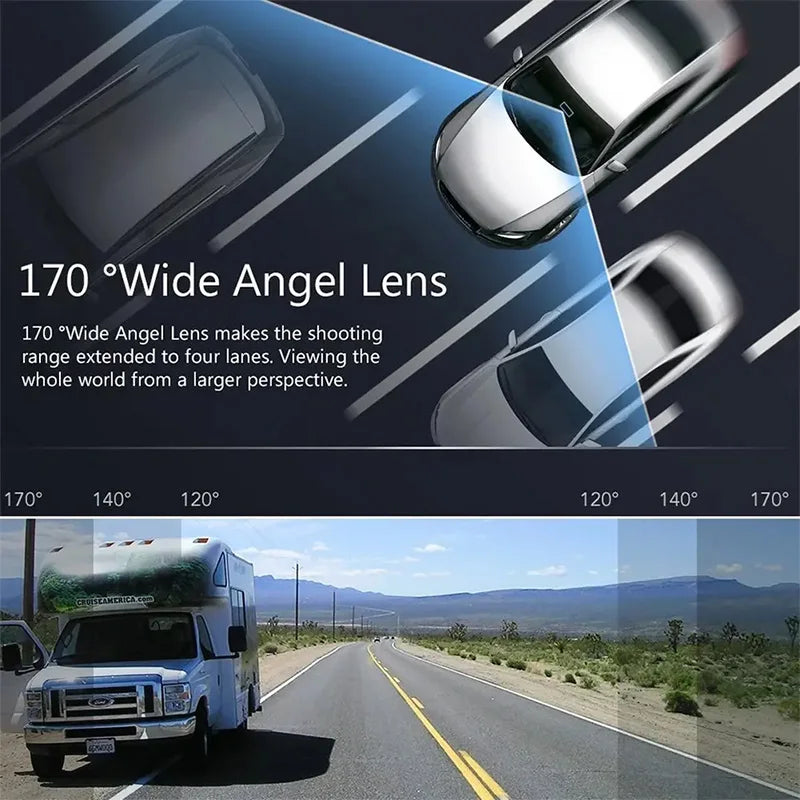 USB Car DVR Dash Cam with ADAS Driving Assistance for Android Navigation