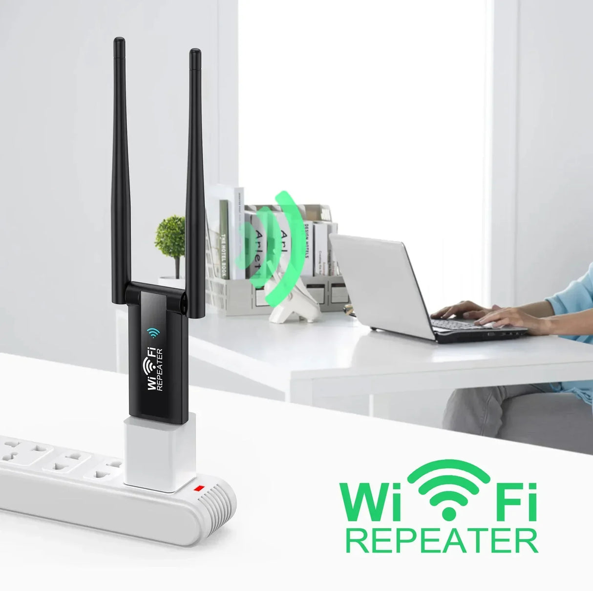 300Mbps WiFi Extender 2.4G USB Signal Booster Long Range Repeater