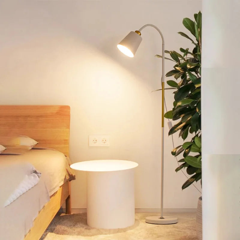 Modern Nordic Floor Lamp Living Room Bedroom Eye Care Standing Light