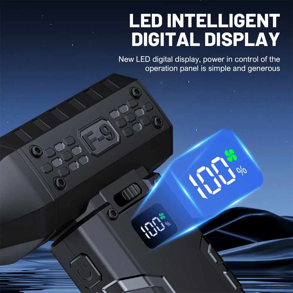 130000RPM Mini Air Blower Powerful Brushless USB Rechargeable Compressed Duster