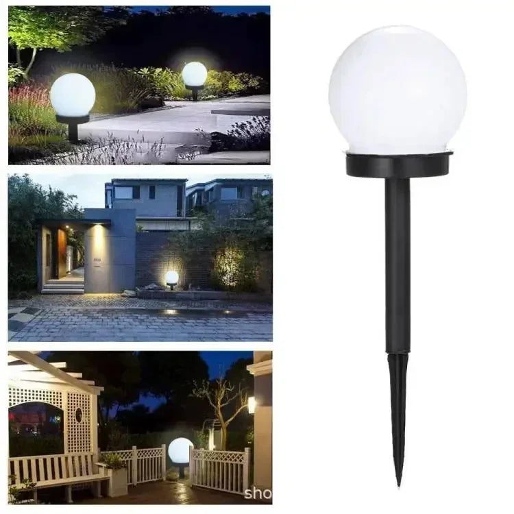 Solar LED Ball Light RGB Outdoor Waterproof Lawn Pool Garden Lamp with Remote