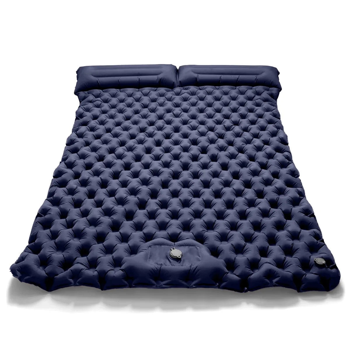 2025 Upgrade Double Air Mattress Camping Inflatable Bed Built-in Pump Waterproof