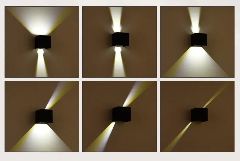 Outdoor Waterproof LED Wall Light – 12W IP65 Garden Lamp Sconce for Porch & Patio