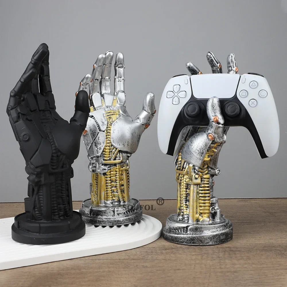Cyberpunk Controller Stand Resin Holder for PS5 PS4 Xbox Switch Gamepad Display