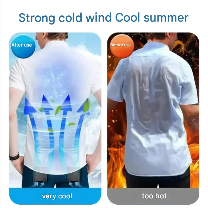 Dual Outlet Waist Fan Portable Hands Free Cooling Fan