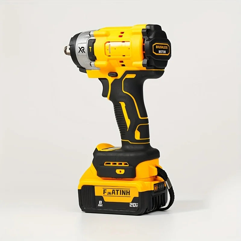 High-power 3600 RPM Impact Wrench, 430N.m - Battery-powered, Wireless Design, Suitable For Automotive And Home Use
