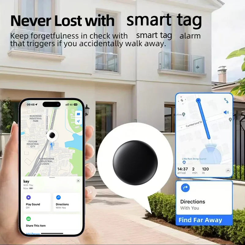 Magnetic GPS Car Tracker Vehicle Locator Anti Theft Works with Find My App