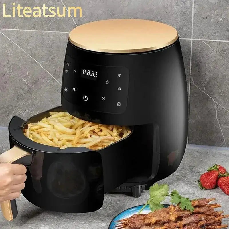6L Digital Air Fryer Large Capacity Touch Control Non Stick Energy Saving