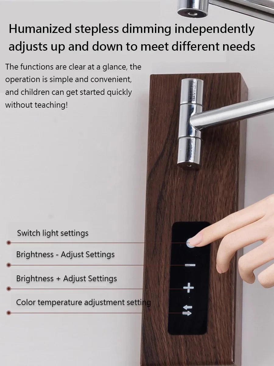 French Vintage Plug In Wall Sconce Adjustable Arm Bedside Reading Light