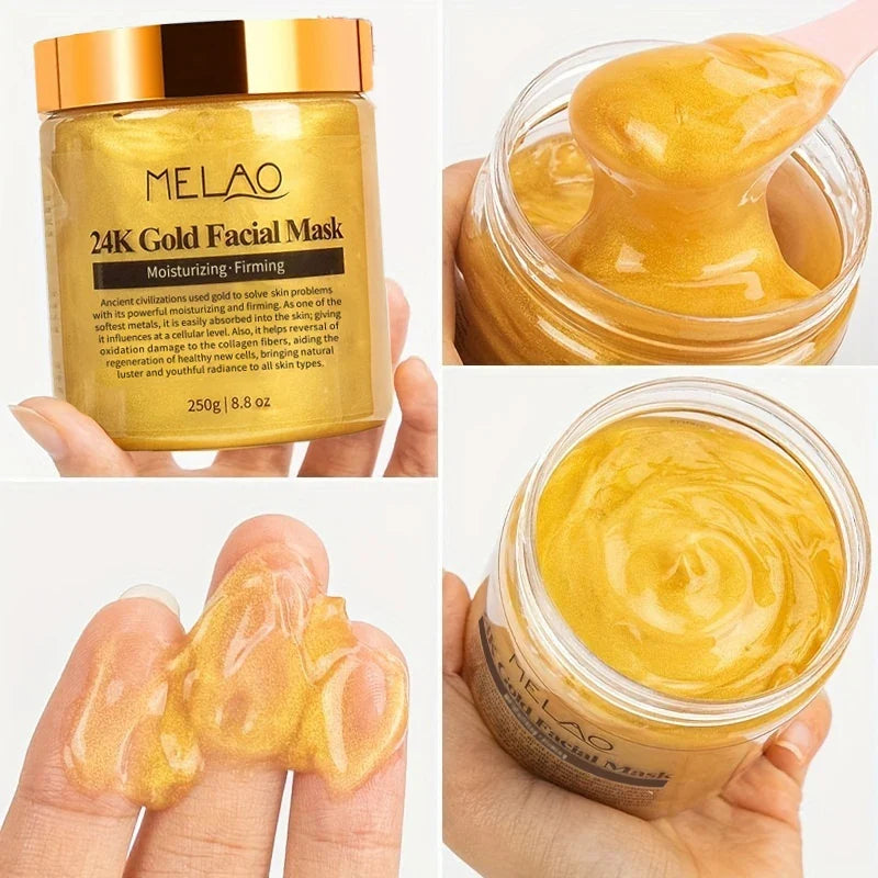 24K Gold Collagen Glow Facial Mask (8.8 oz)