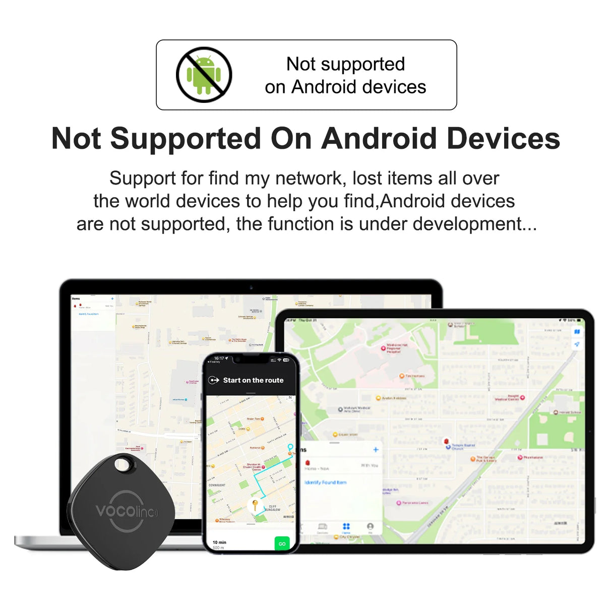 Bluetooth Key Finder Smart Tag Tracker for Keys Wallet Car Find My iOS