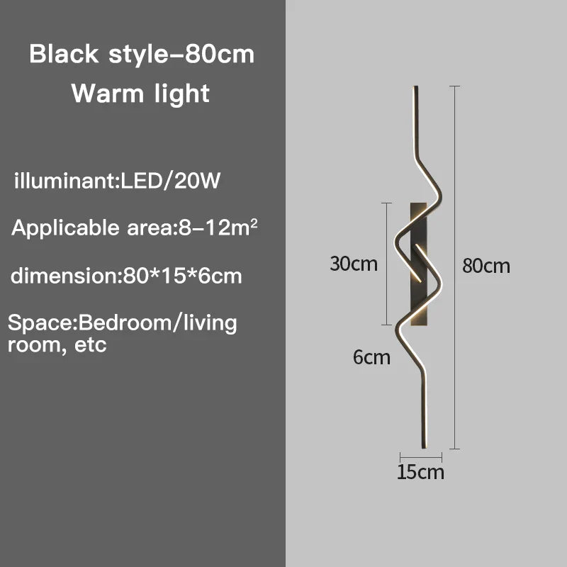 Modern Long Wall Light – Decorative LED Fixture for Corridor, Ceiling & Living Room
