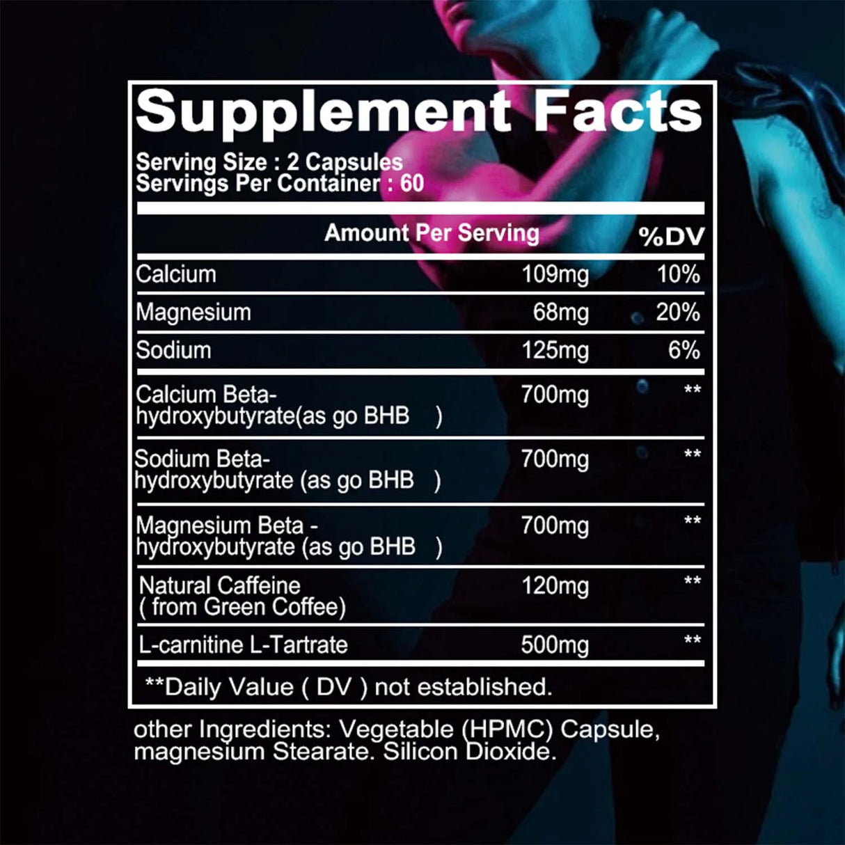 Keto BHB Exogenous Ketone - Fat Burning, Immunity & Metabolism Support