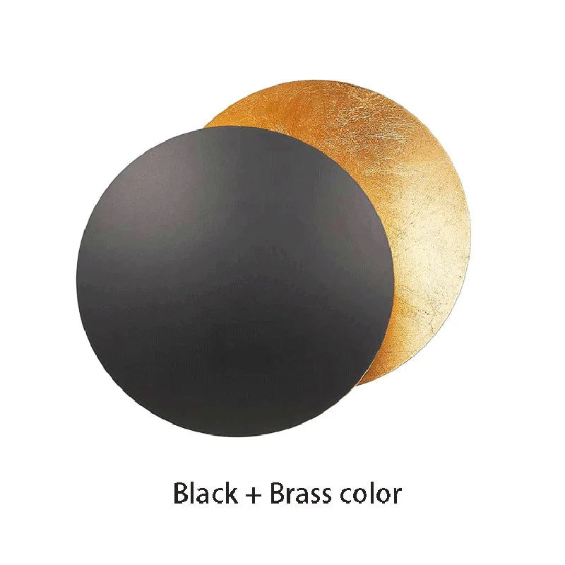 Solar Eclipse Wall Light – Moon Design Vintage LED Sconce for Bedroom & Stairs