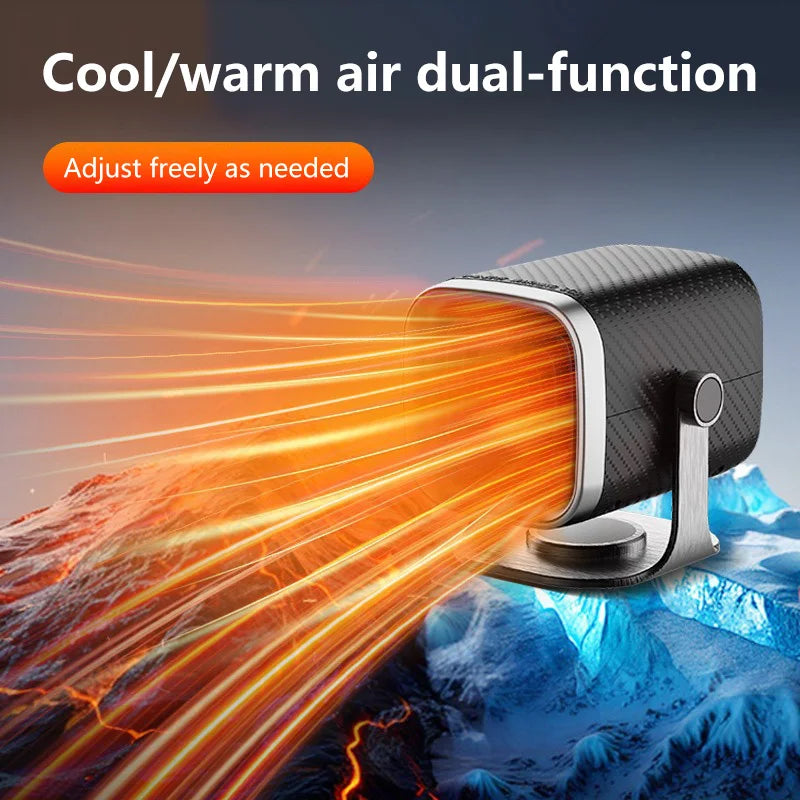 12V 24V Car Heater Fast Windshield Defroster Portable Winter Demister 150W