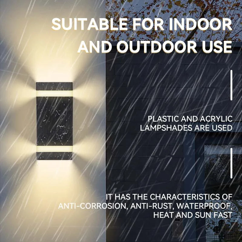 LED Outdoor Waterproof Wall Light Decor Socket External Stairs Fitter Holder E27 Lighting Bedroom Fixture Home Lamp Wall Street