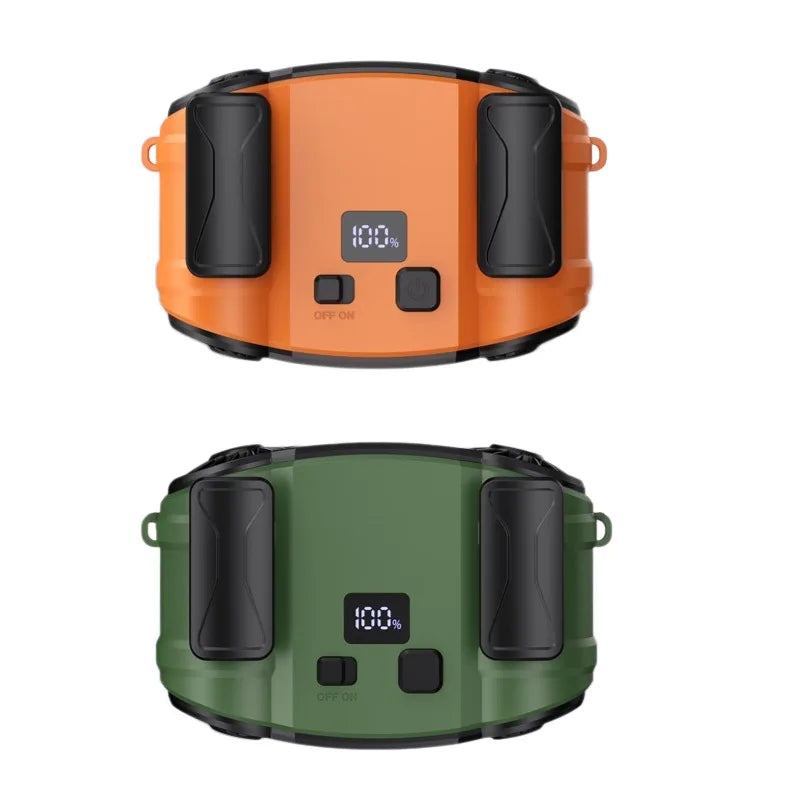 Dual Outlet Waist Fan Portable Hands Free Cooling Fan