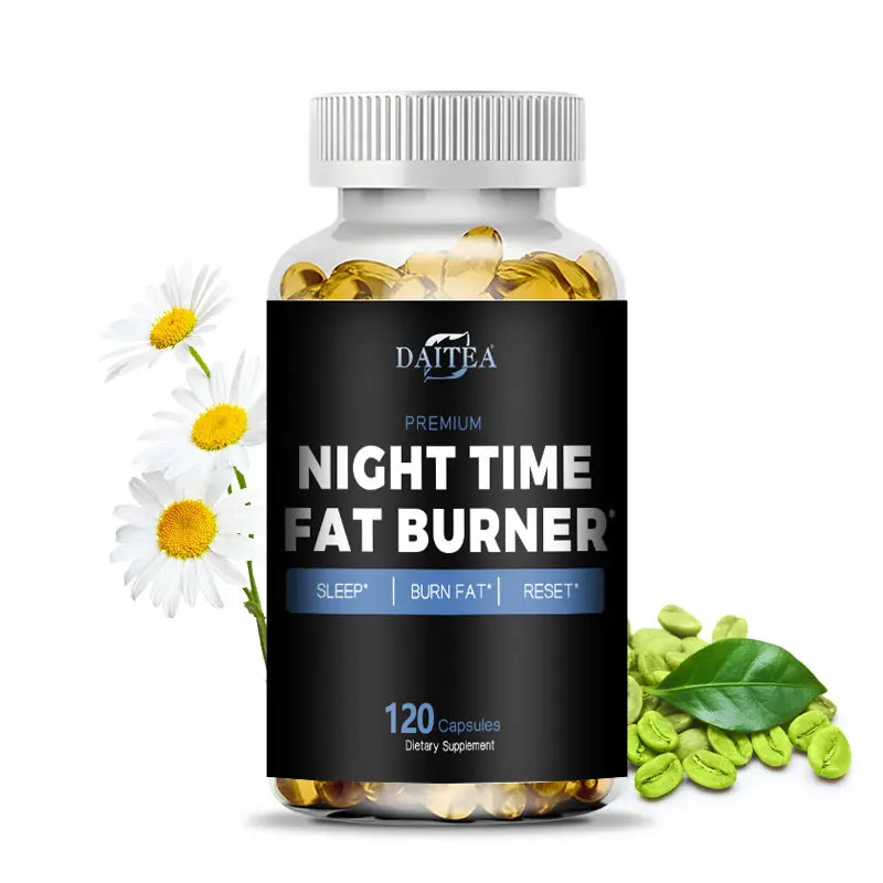Nighttime Fat Burner Supplement - Supports Cardiovascular and Digestive Health, Benefits Sleep Quality, Weight