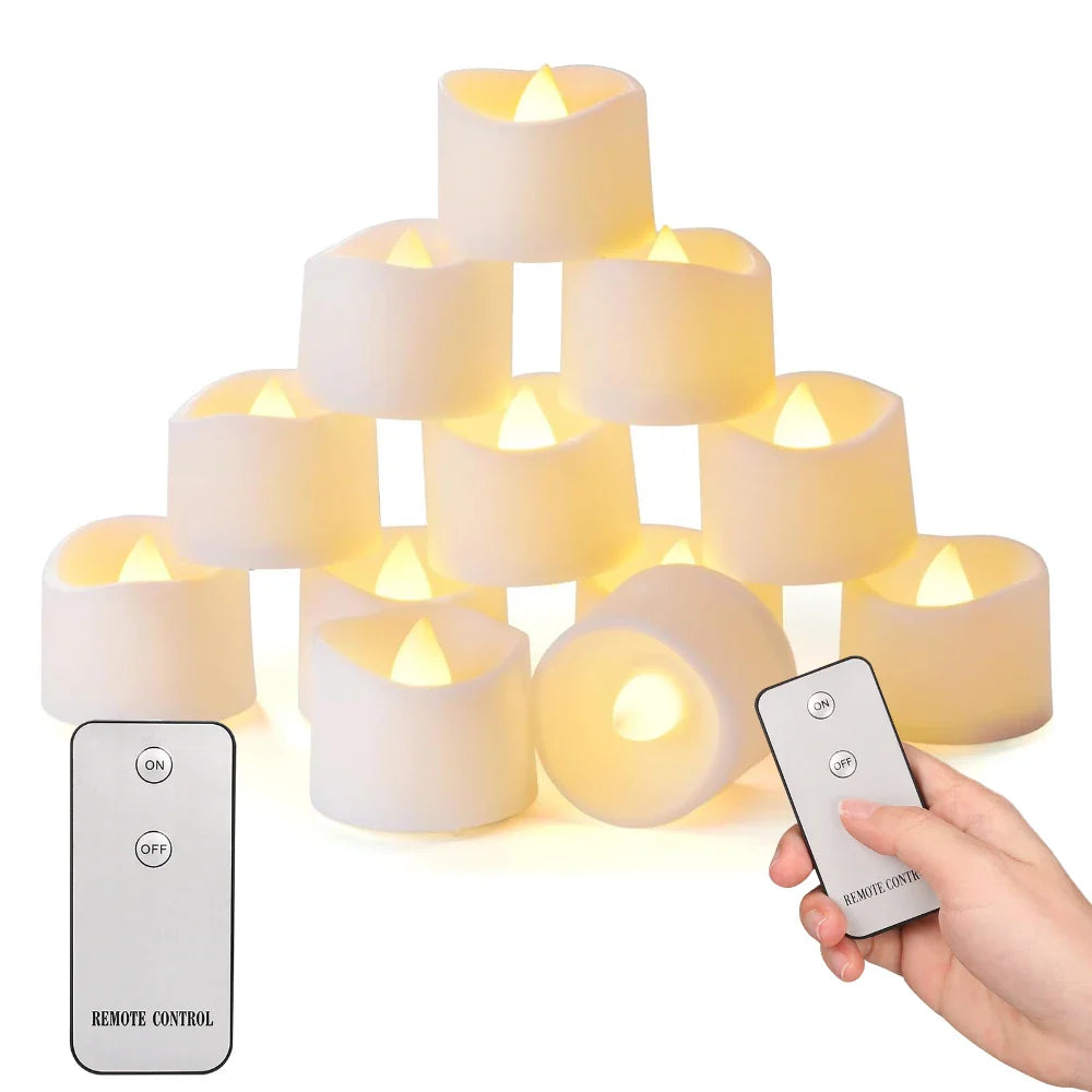 48Pcs Flameless LED Tea Light Candles with Remote Control