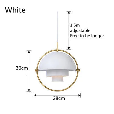 Modern Nordic Pendant Light E27 Hanging Lamp for Bedroom Dining Room Bedside