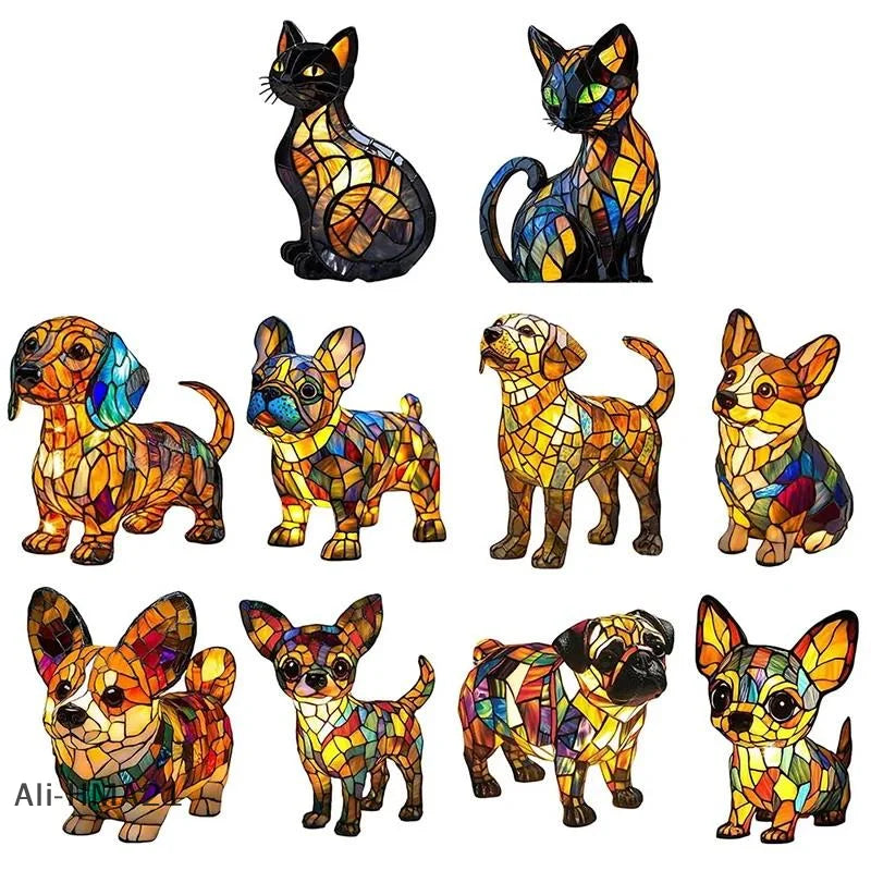 Animal Resin Night Light LED Bedside Lamp Cute Nightstand Lamp Bedroom Living Room