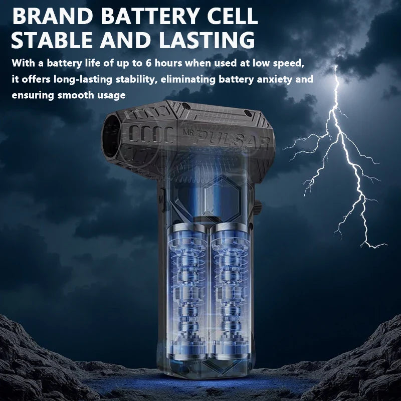 X11Pro Turbo Air Blower – 990000RPM Brushless Fan with 10000mAh Power & Kit