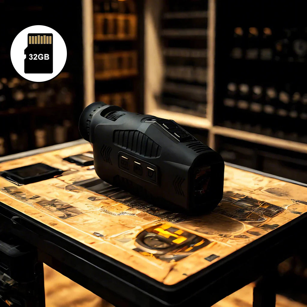 1080P Night Vision Monocular with Infrared Zoom HD Hunting Telescope for Day/Night Use