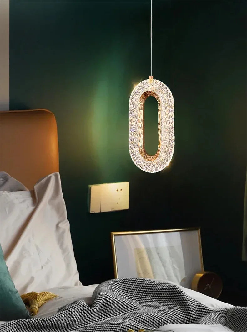 Modern Bedside Pendant Light – Long Line LED Wall Lamp for Bedroom & Living Room