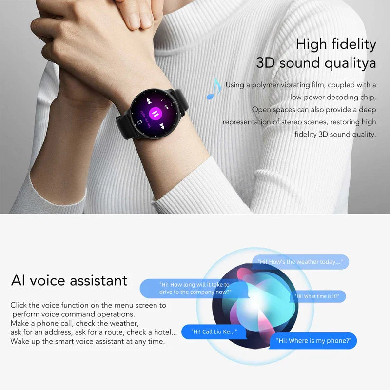 Men’s Smart Watch 2025 with Fitness Tracker, Heart Rate, Full Touch & Bluetooth Call