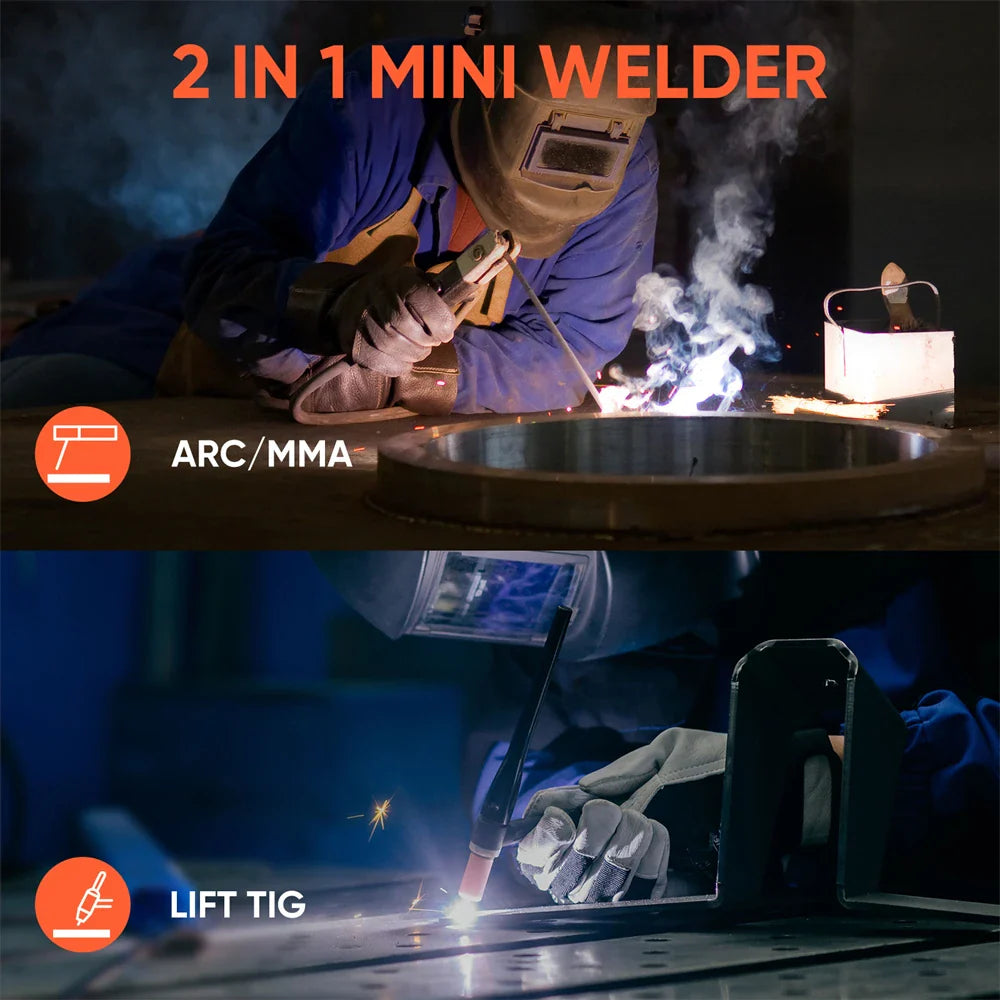 HITBOX ARC200S 2-in-1 ARC TIG MMA Welding Machine IGBT Inverter 220V 10-200A