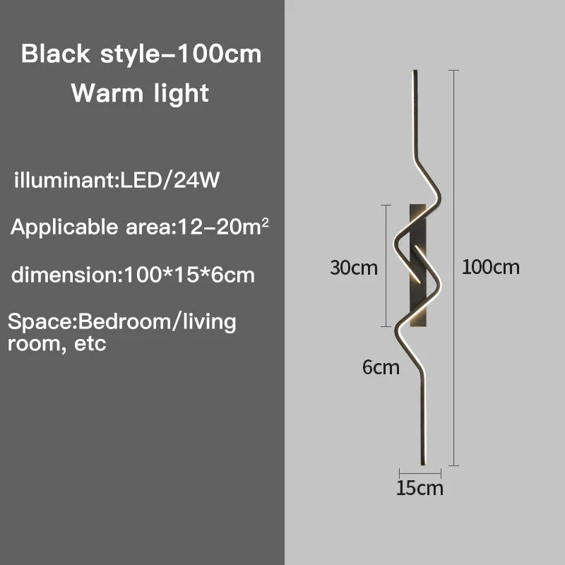 Modern Long Wall Light – Decorative LED Fixture for Corridor, Ceiling & Living Room