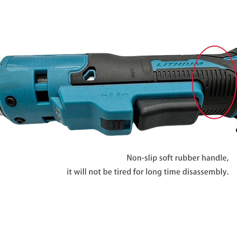 Cordless Electric Ratchet Wrench Rechargeable 21V Screwdriver Nut Tool