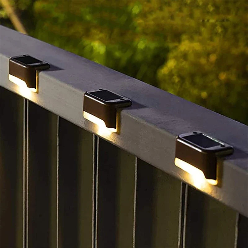Outdoor Solar Deck Lights – Waterproof LED Fence & Step Lamps for Yard & Pathway