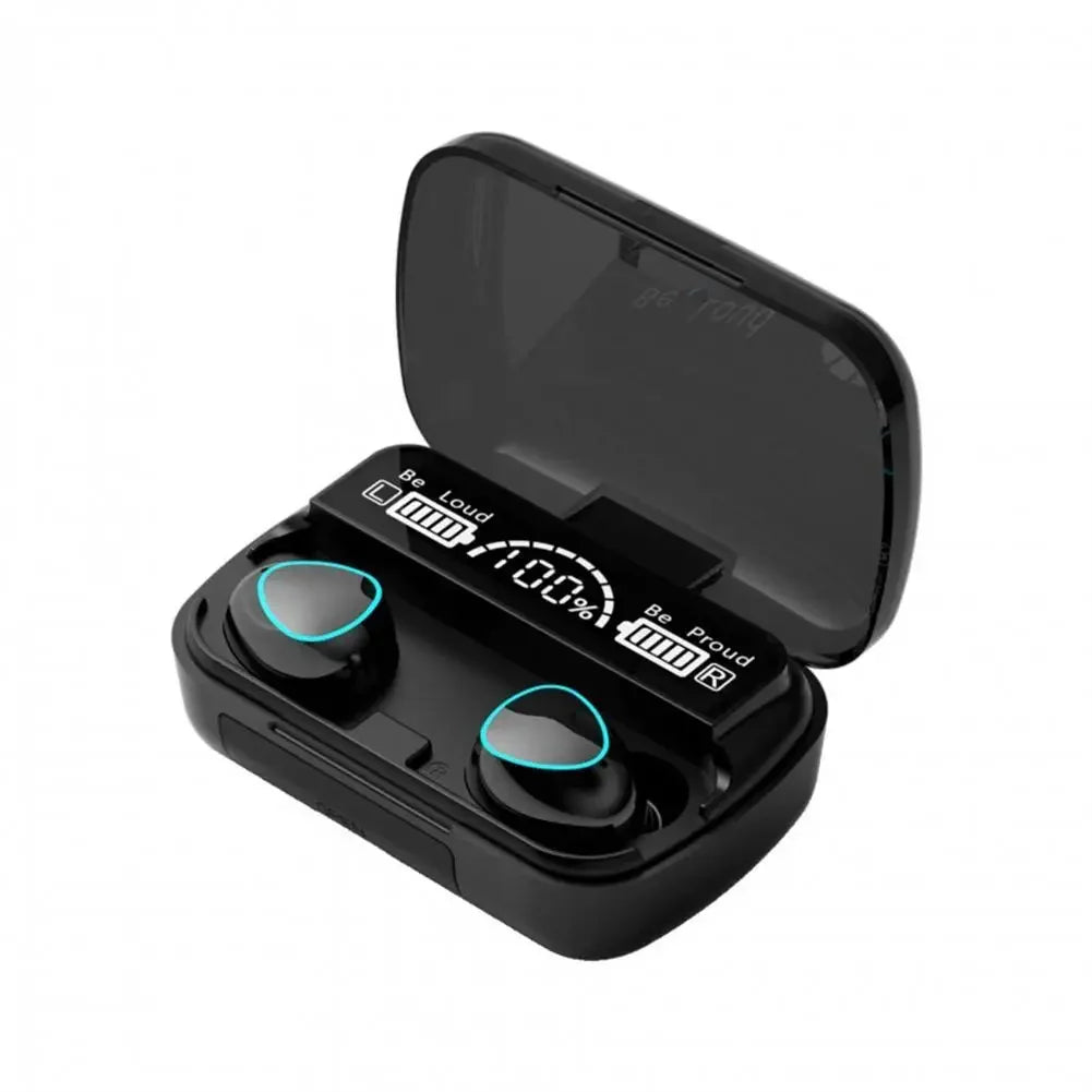 M25 TWS Bluetooth 5.3 Wireless Earbuds Touch Control LED Display Noise Cancelling