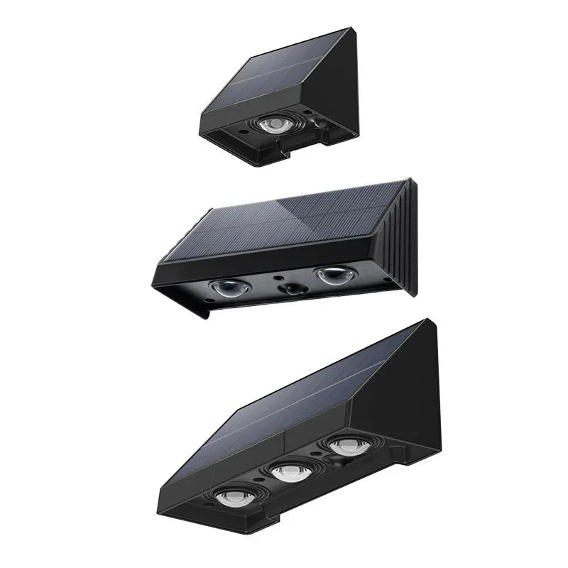 Solar Wall Light Outdoor – Waterproof LED Fence Lamp for Garden, Patio & House Sign