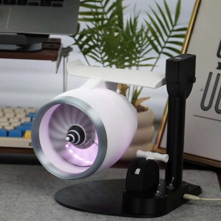 Cool Mist Humidifier with RGB Light Turbo Fan Design