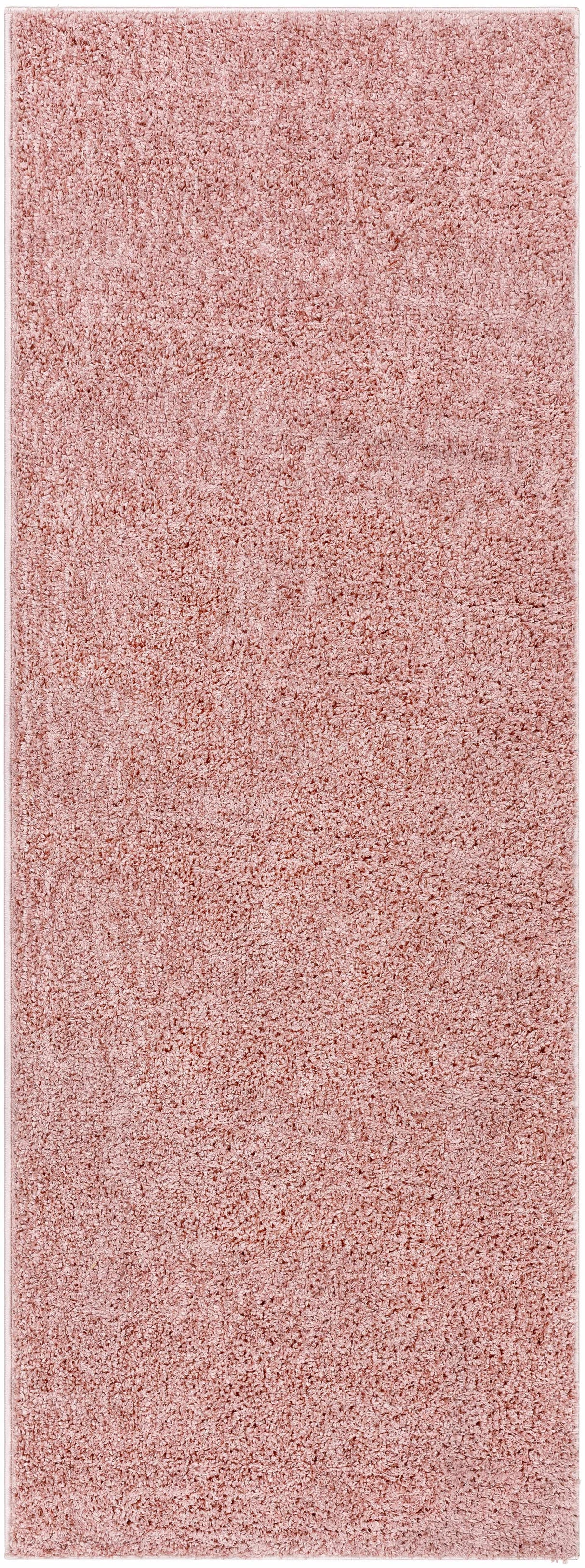 Judy Pink Plush Washable Area Rug - Clearance