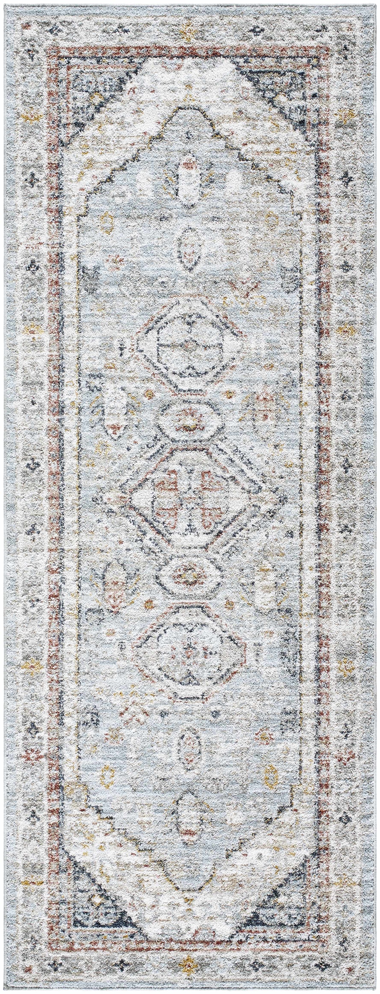 Kouta Gray Blue Area Rug
