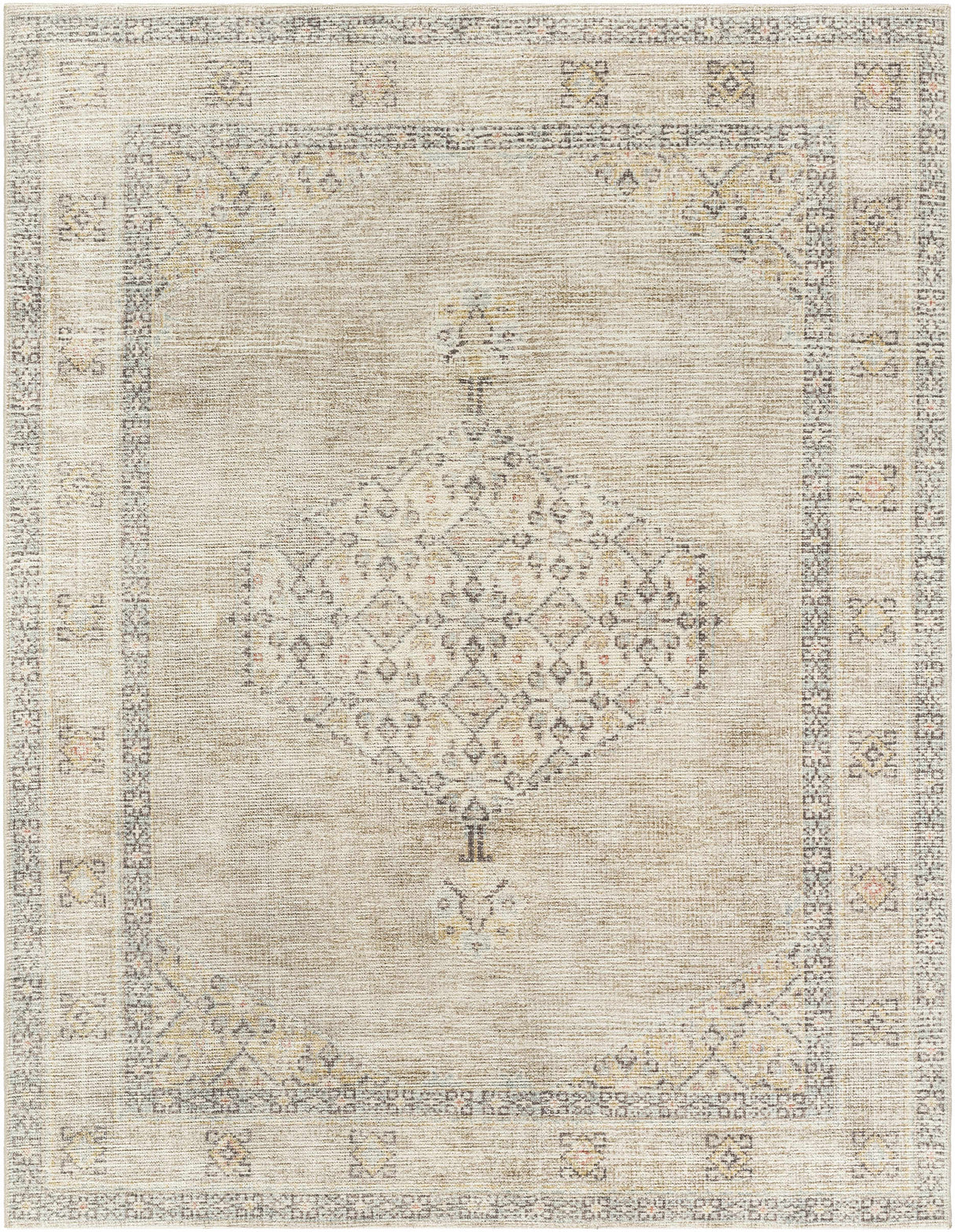 Lila Medallion Off-White Area Rug
