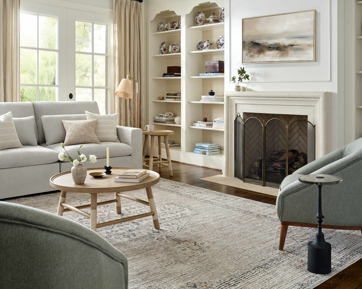 Lila Medallion Off-White Area Rug