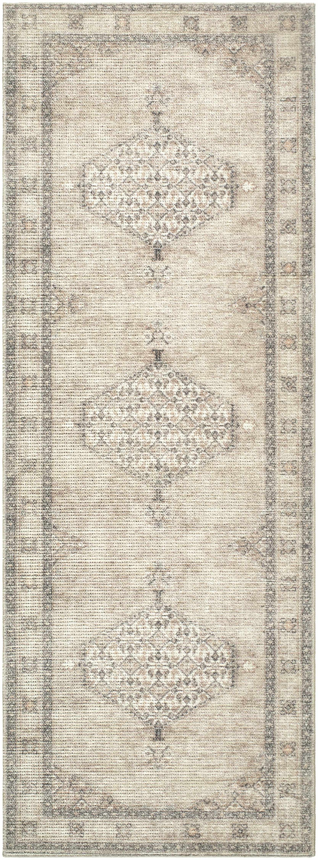 Lila Medallion Brown Area Rug