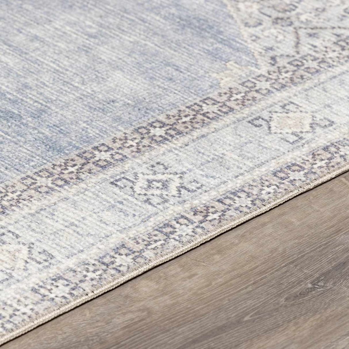 Lila Medallion Denim Area Rug