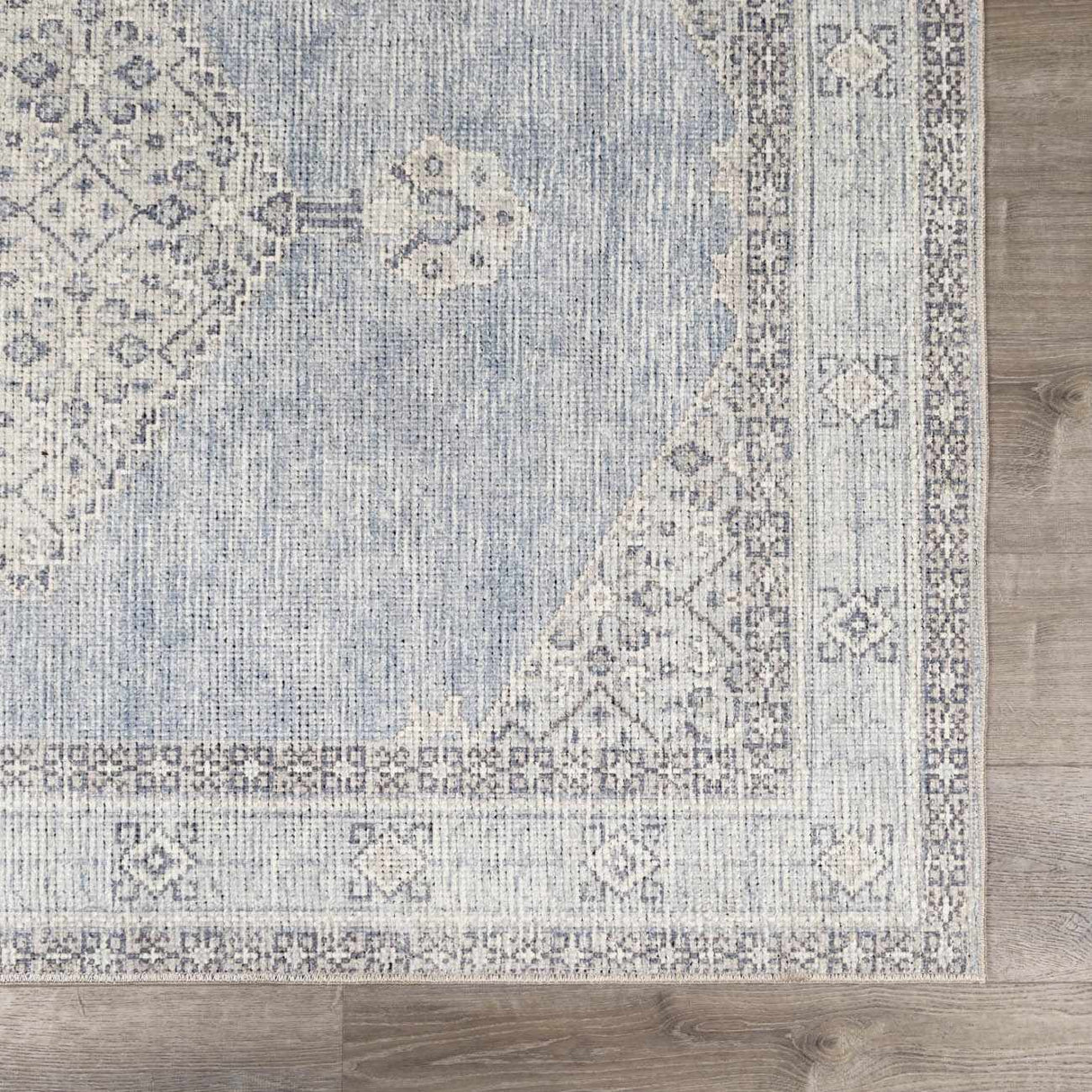 Lila Medallion Denim Area Rug