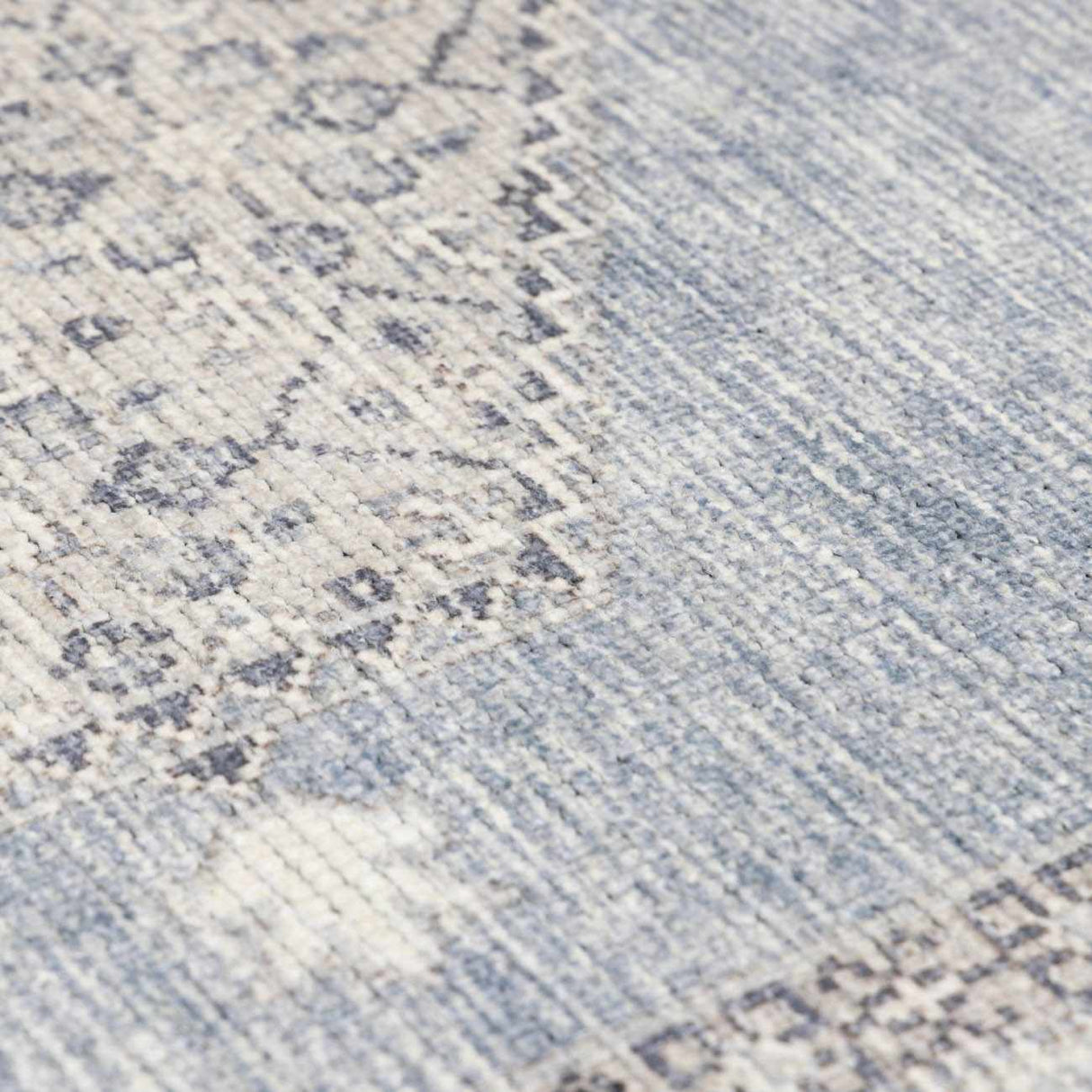 Lila Medallion Denim Area Rug